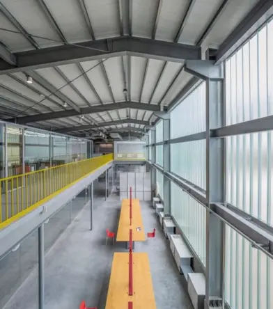 State-of-the-art pre-engineered building being erected by a specialized PEB contractor in Bangalore's IT hub.